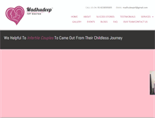 Tablet Screenshot of madhudeepivf.com